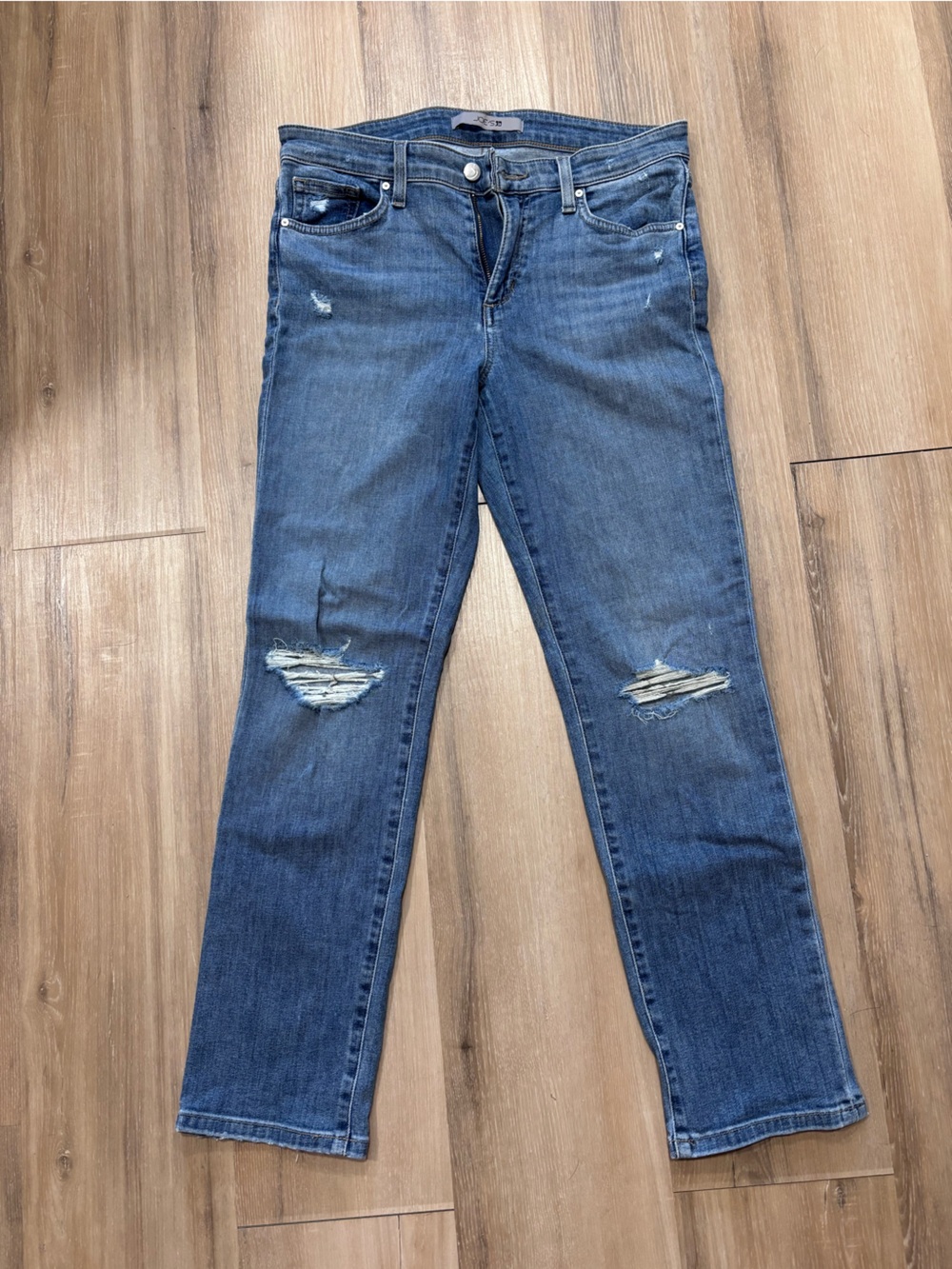 Joe's Jeans Women's Skinny Distressed Blue Denim